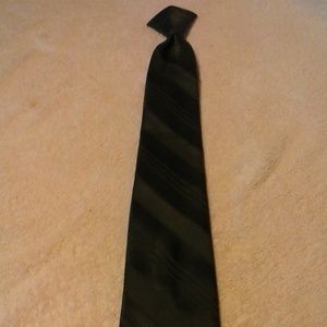 Sears Classic Collection Vintage Gray Clip On Tie